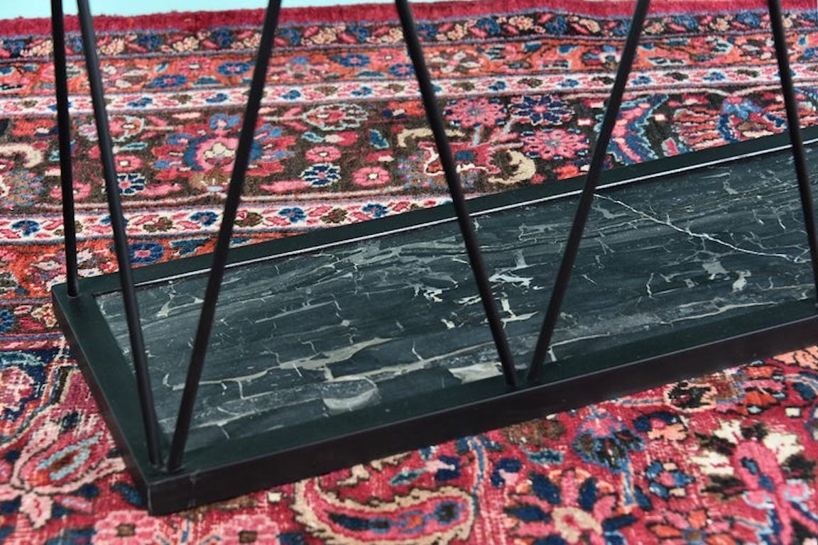 Mid- century French Console with Marble Top