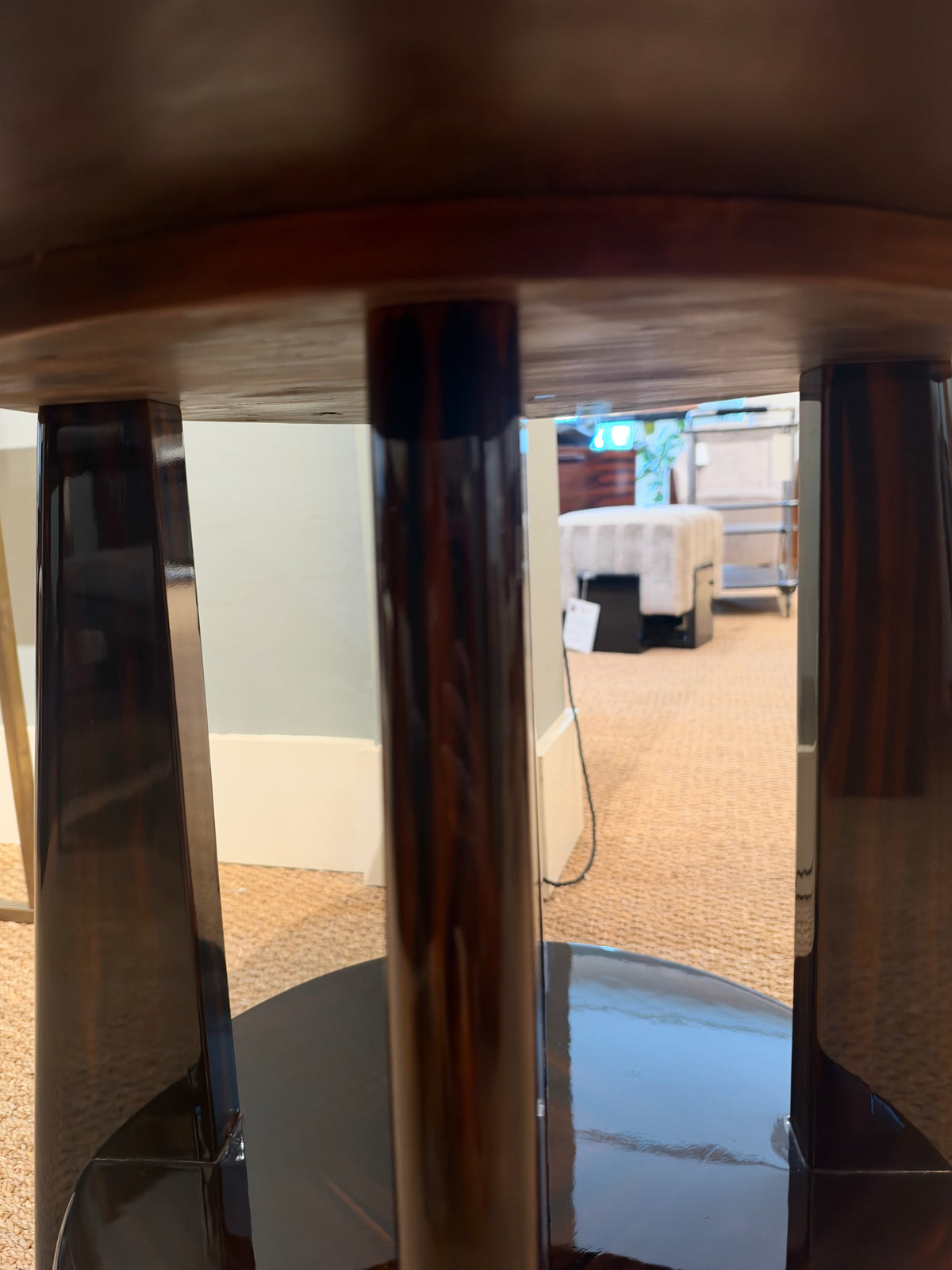 Art Deco Side Table in Macassar