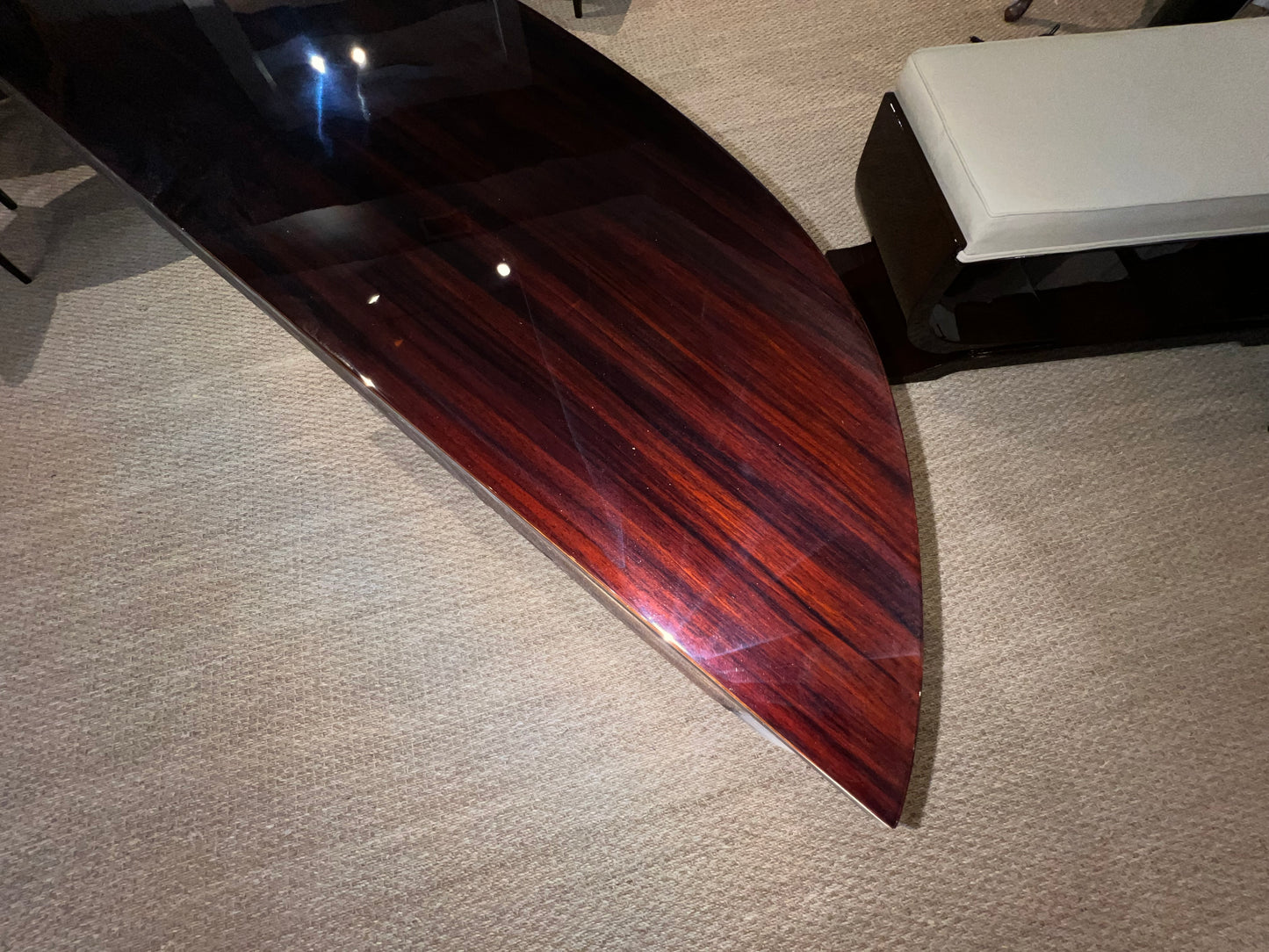 French Art Deco Console in Macassar