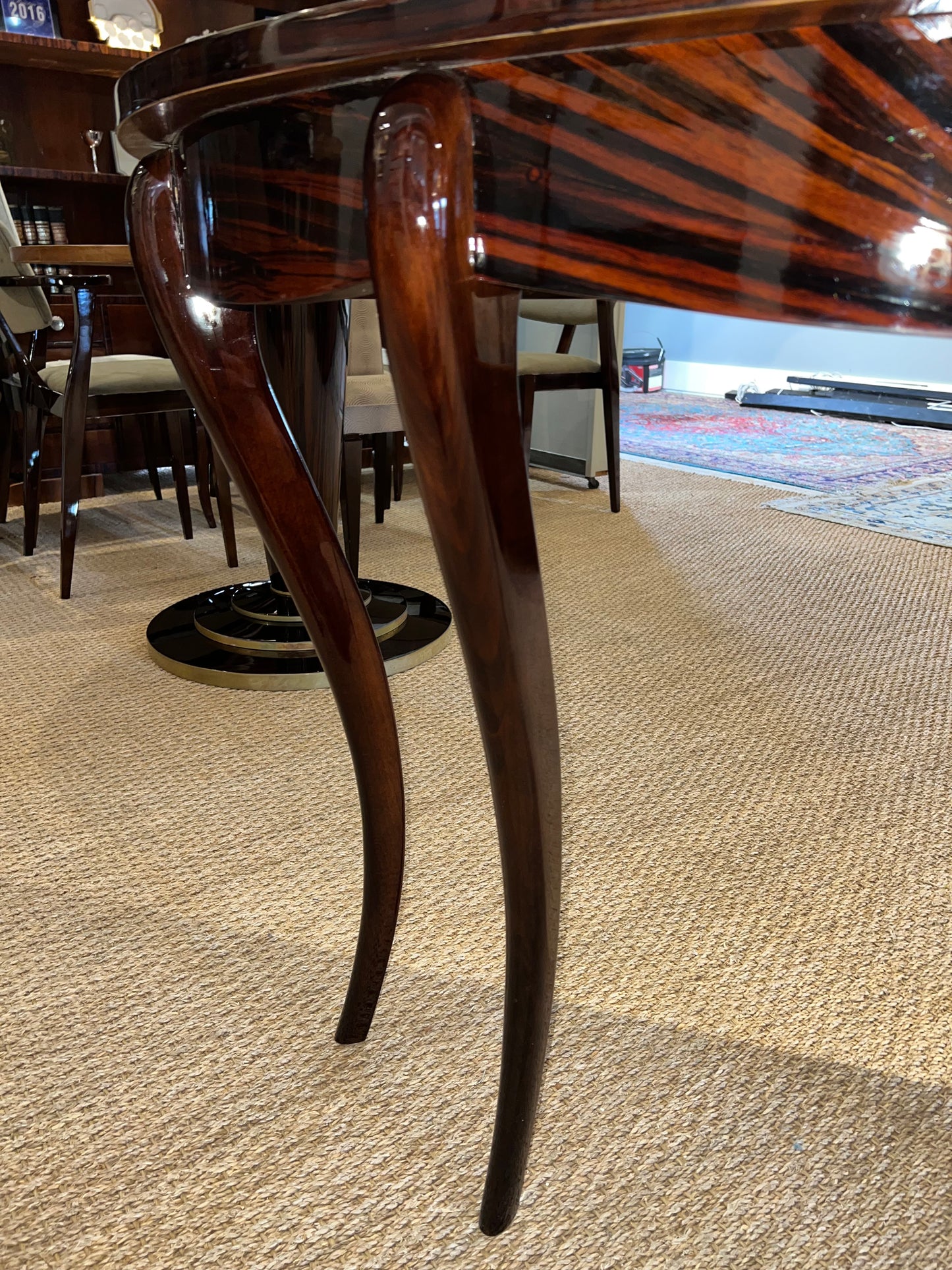 French Art Deco Console in Macassar