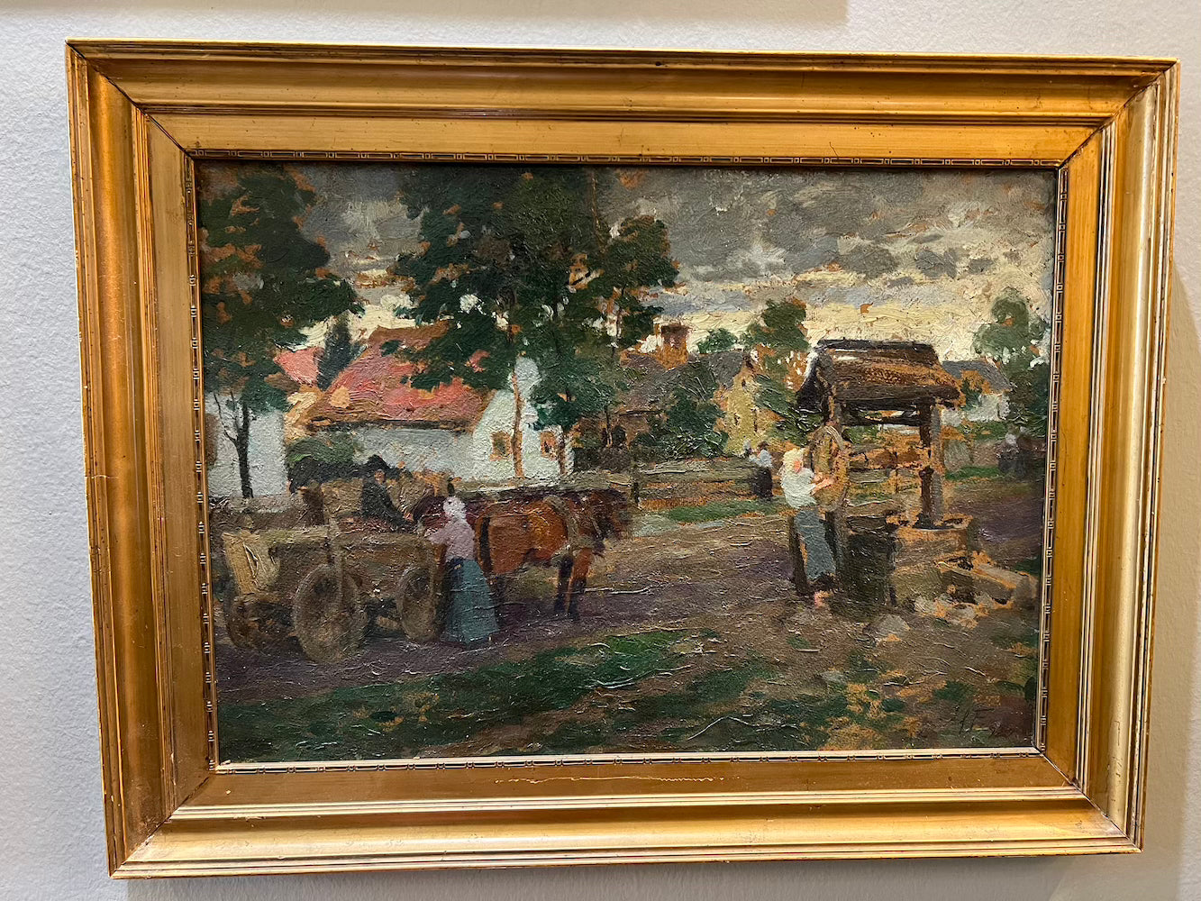 Painting by Ferenc Gaal (1891-1956)