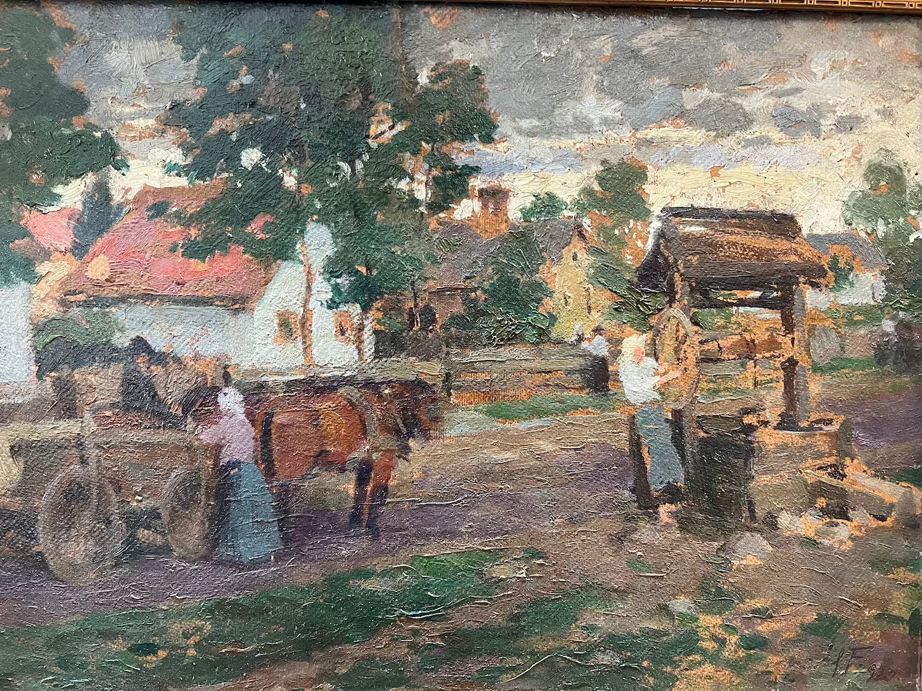 Painting by Ferenc Gaal (1891-1956)