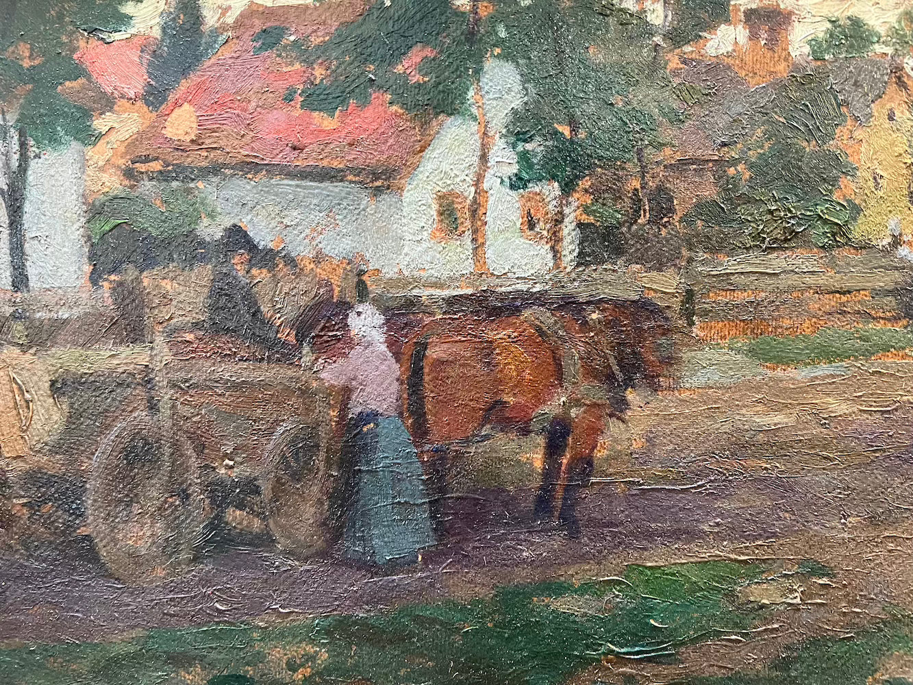 Painting by Ferenc Gaal (1891-1956)