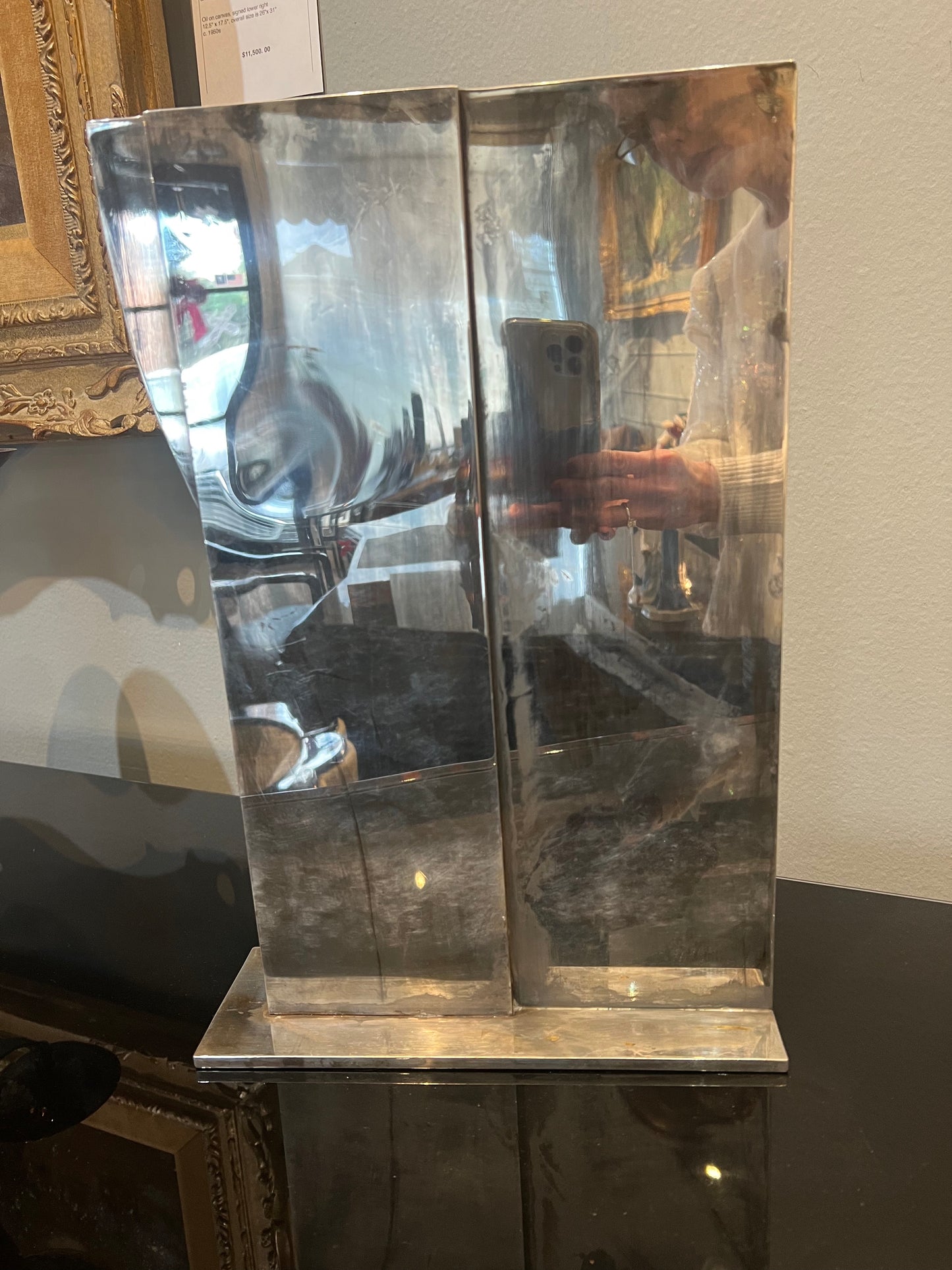 Female Head sculpture done by Werkstätte Hagenauer Wien