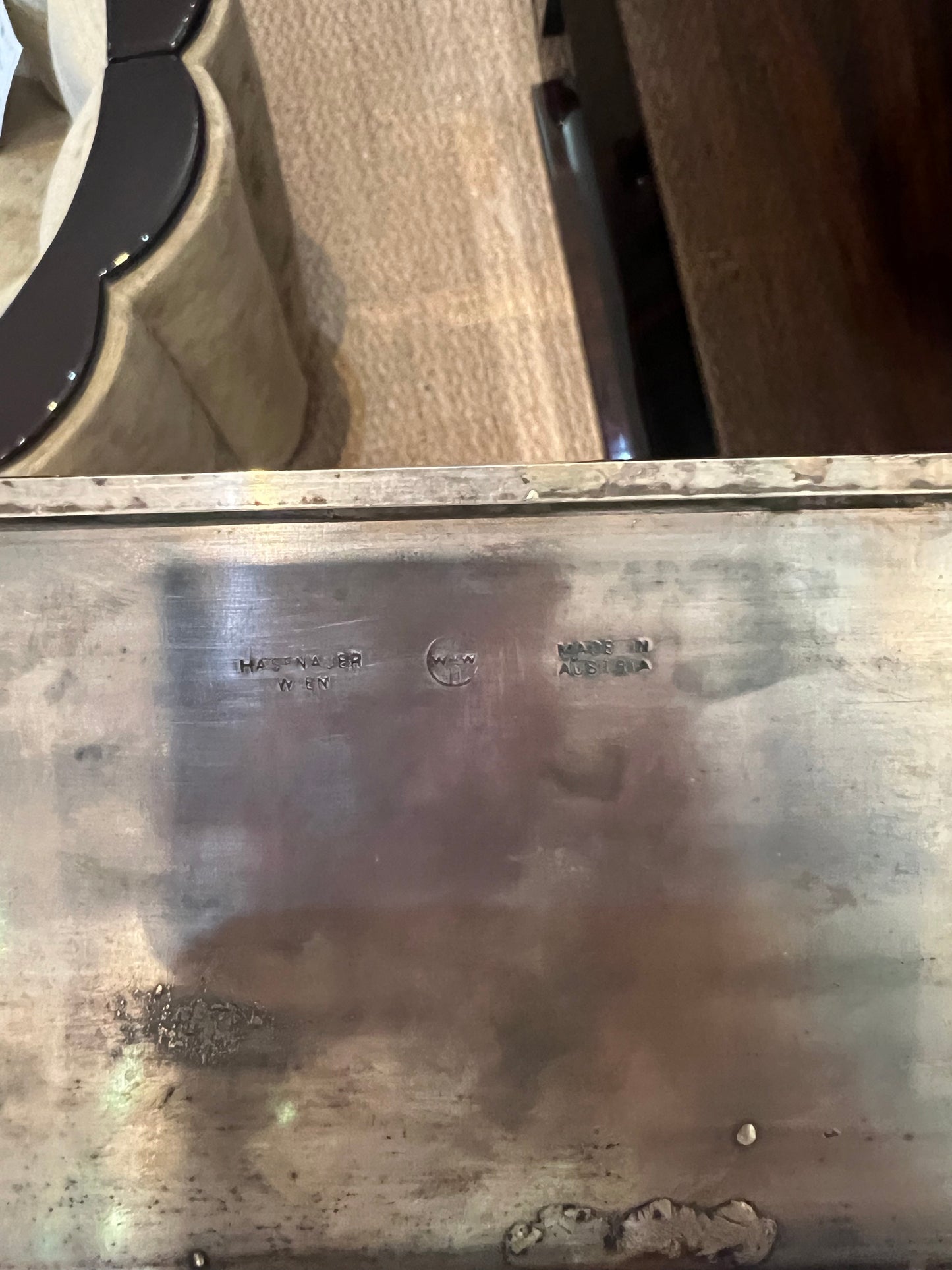 Sculpture of Male Head done by Werkstätte Hagenauer Wien