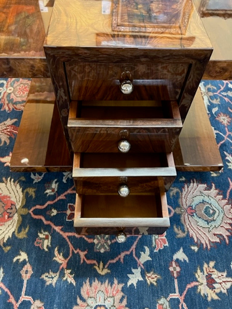 Hungarian Art Deco Coffee Table in Walnut