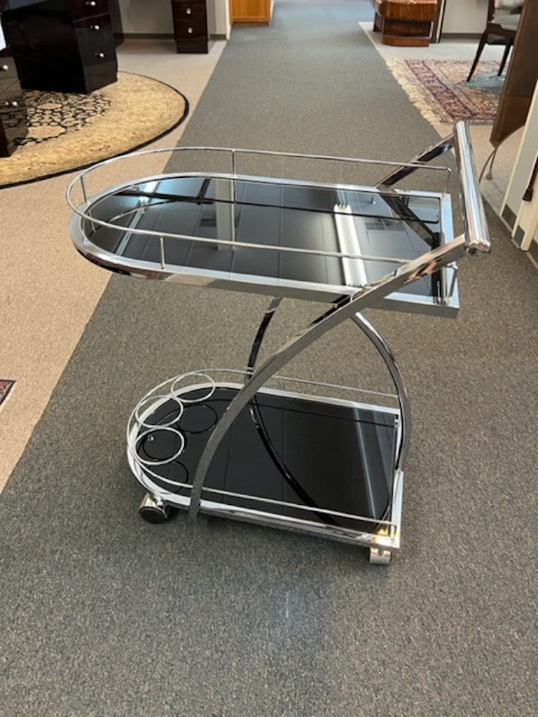Art Deco Hungarian Bar Cart/ Serving Table