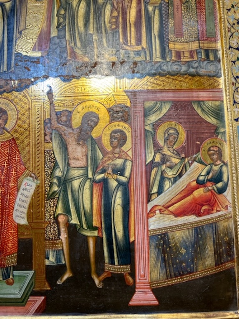 Russian Icon "Saint Mother of God of Pokrov"