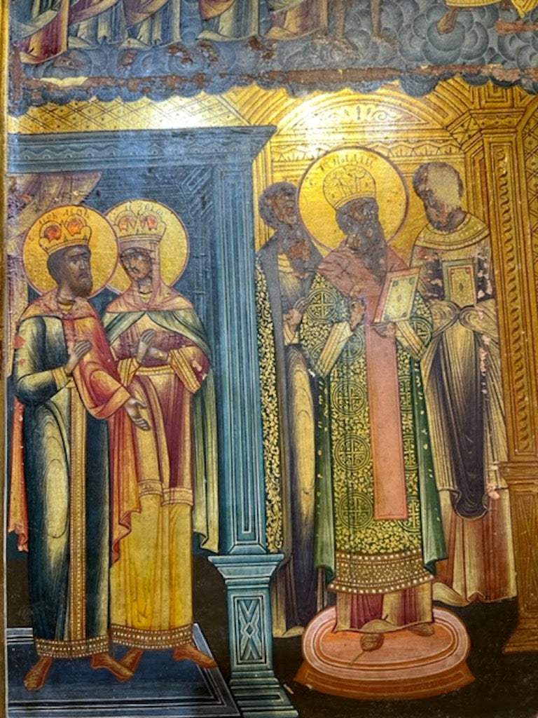 Russian Icon "Saint Mother of God of Pokrov"