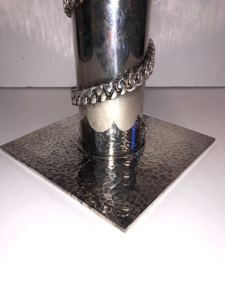 Pair of Art Deco Candle Holders by Jean Despres