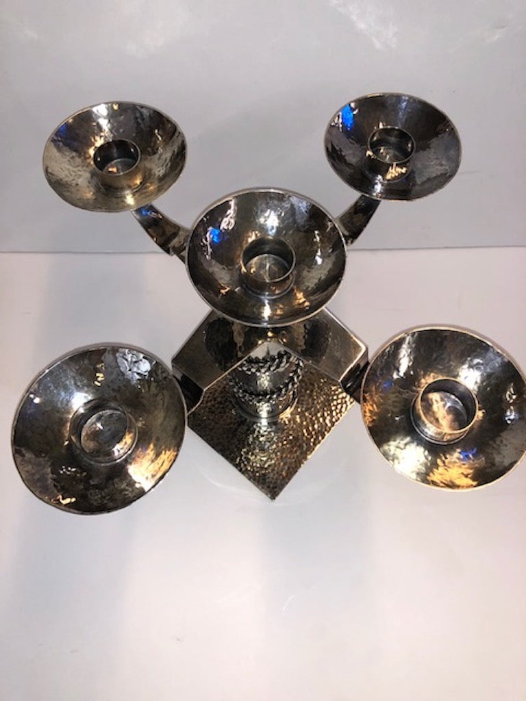 Pair of Art Deco Candle Holders by Jean Despres