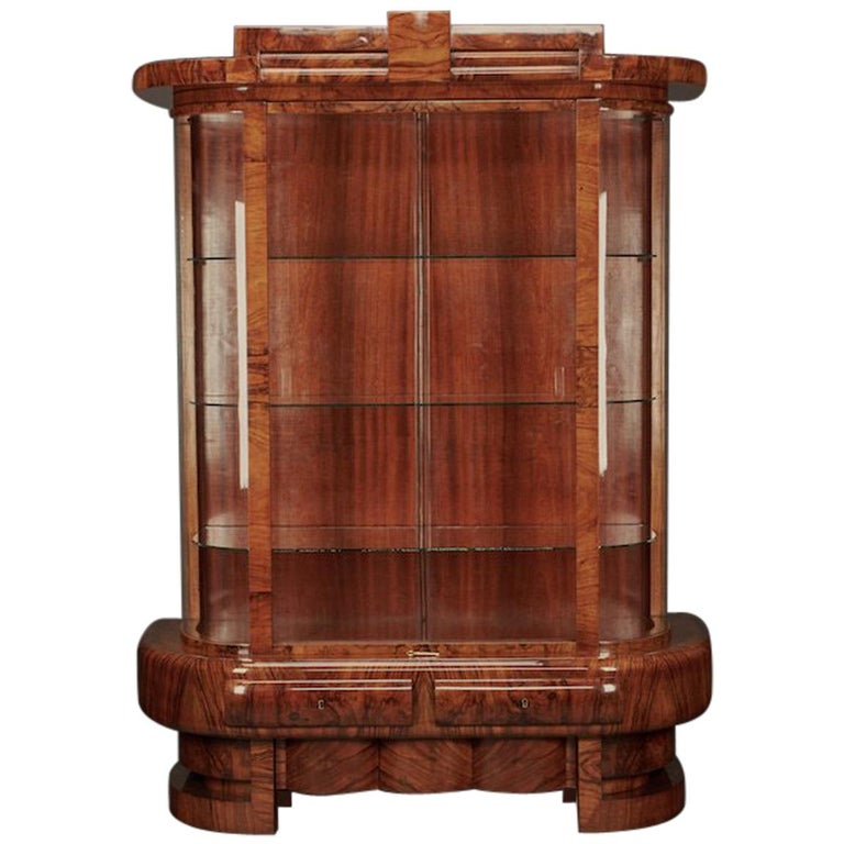 Hungarian Art Deco Vitrine