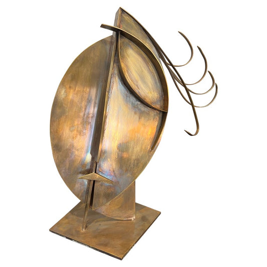 Sculpture of a Head done by Werkstatte Hagenauer Wien