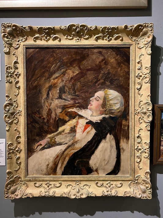 Istvan Csok painting
