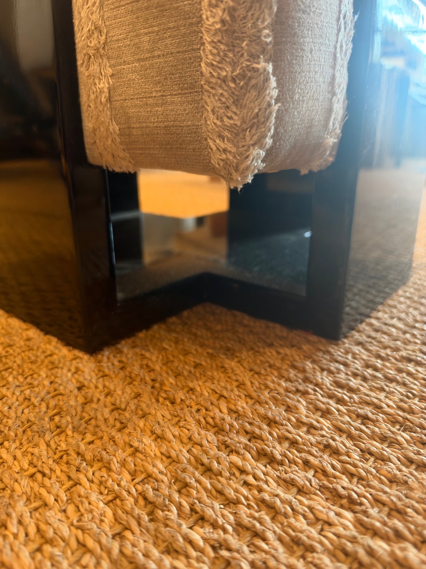 Mid-century Italian Square Ottoman