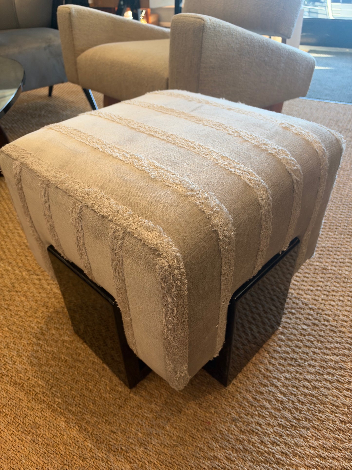 Mid-century Italian Square Ottoman