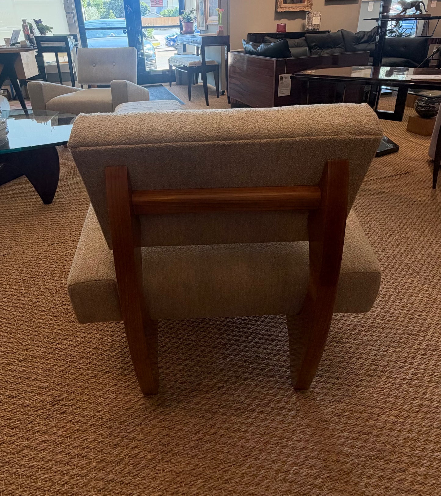Mid-Century Italian Armchair in Walnut