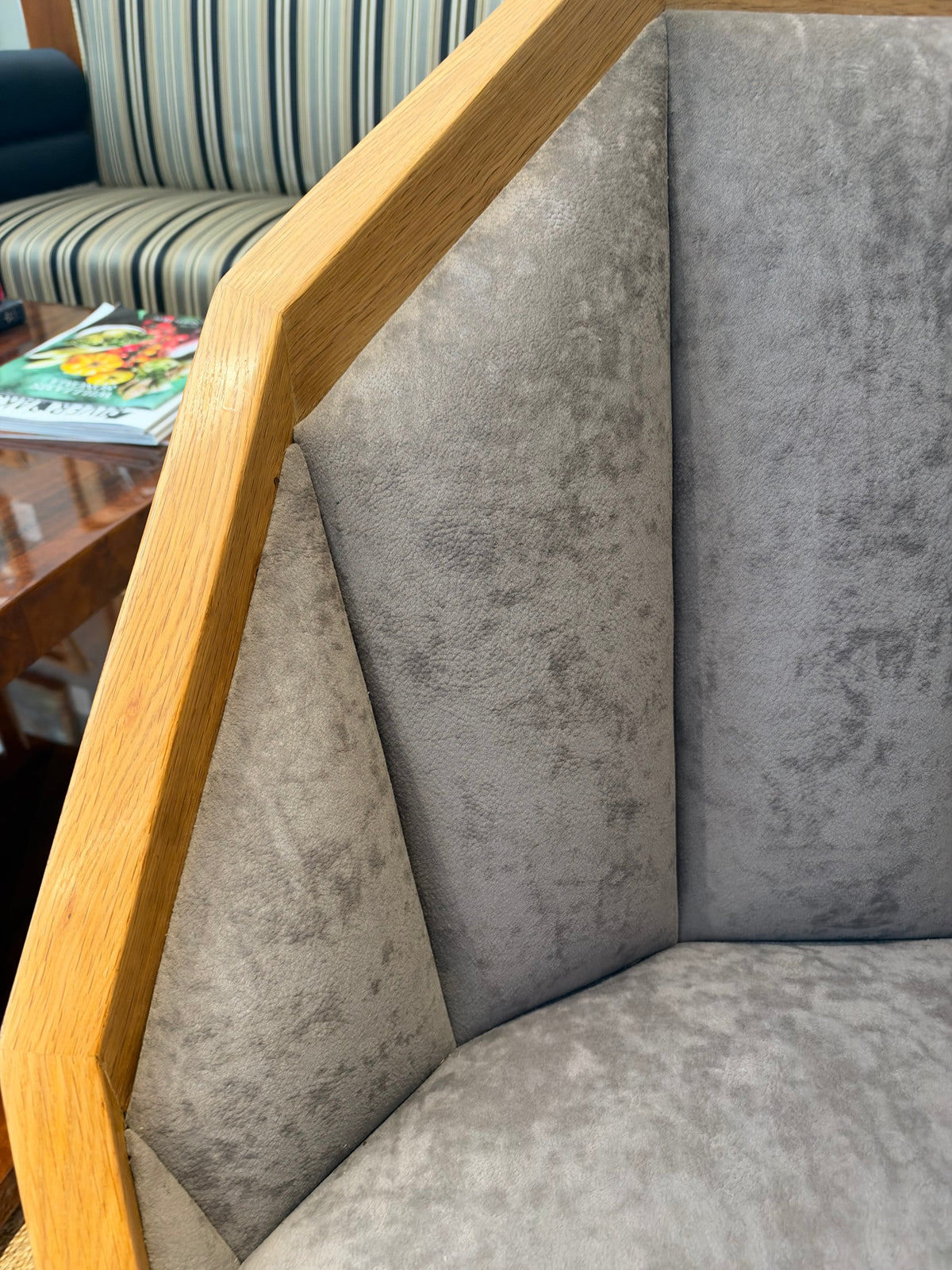 Art Deco German Chair in Walnut