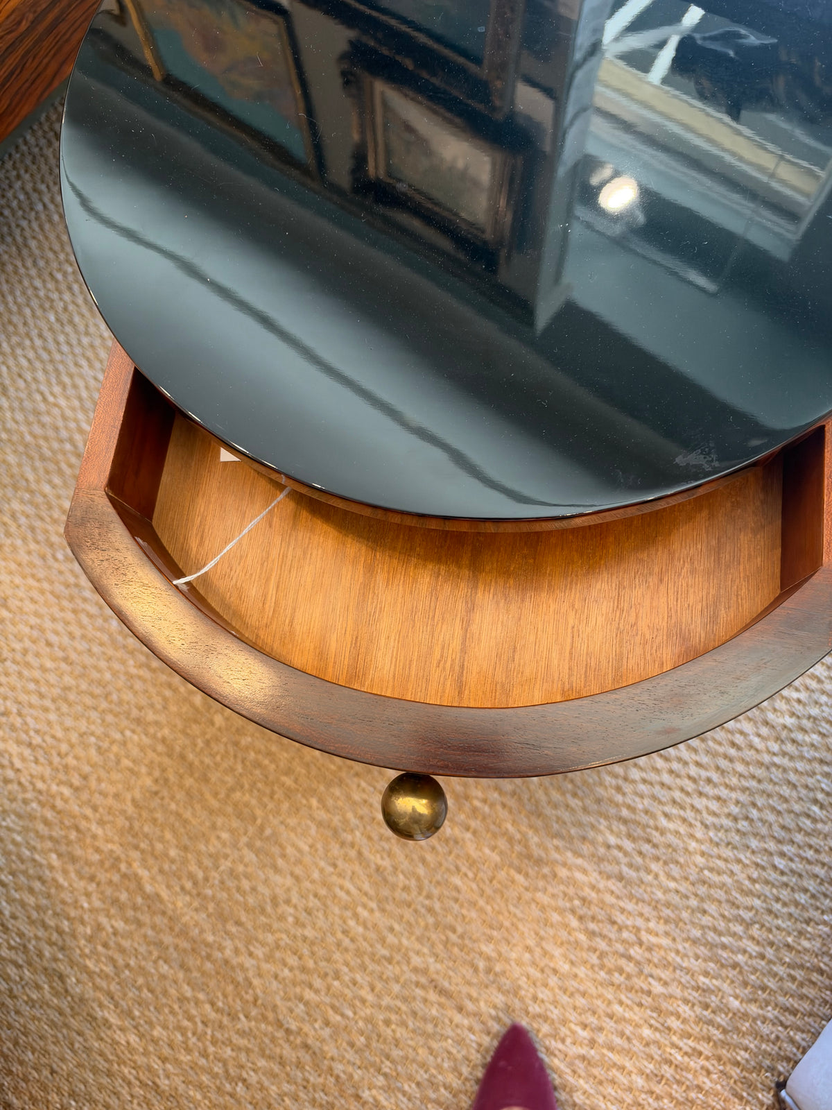 Art Deco French Macassar Side Table