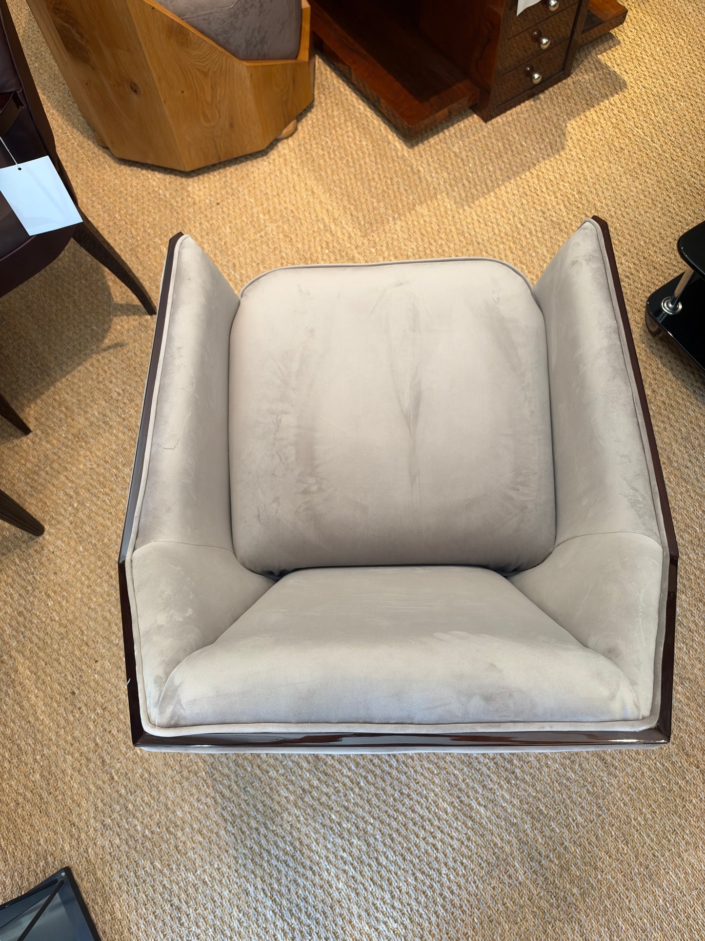 Art Deco Armchair in Walnut