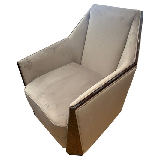 Art Deco Armchair in Walnut