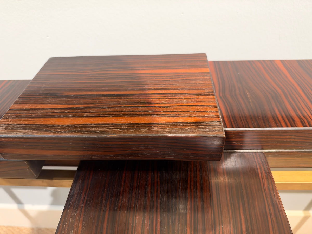 Mid-century Hungarian Console in Macassar