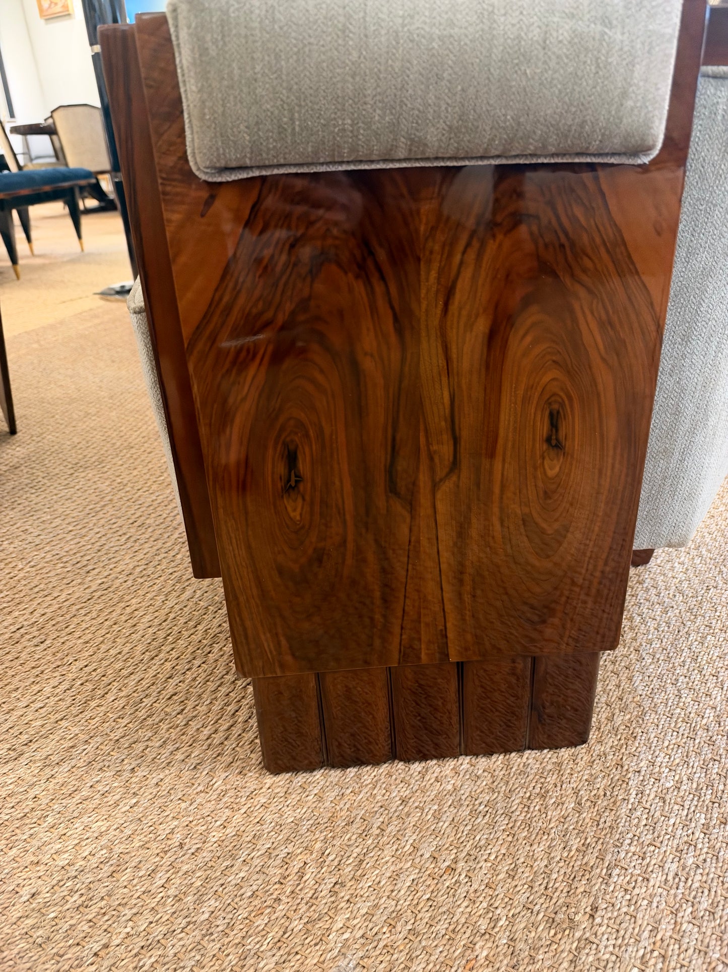 Art Deco Continental/ Hungarian armchair in Walnut