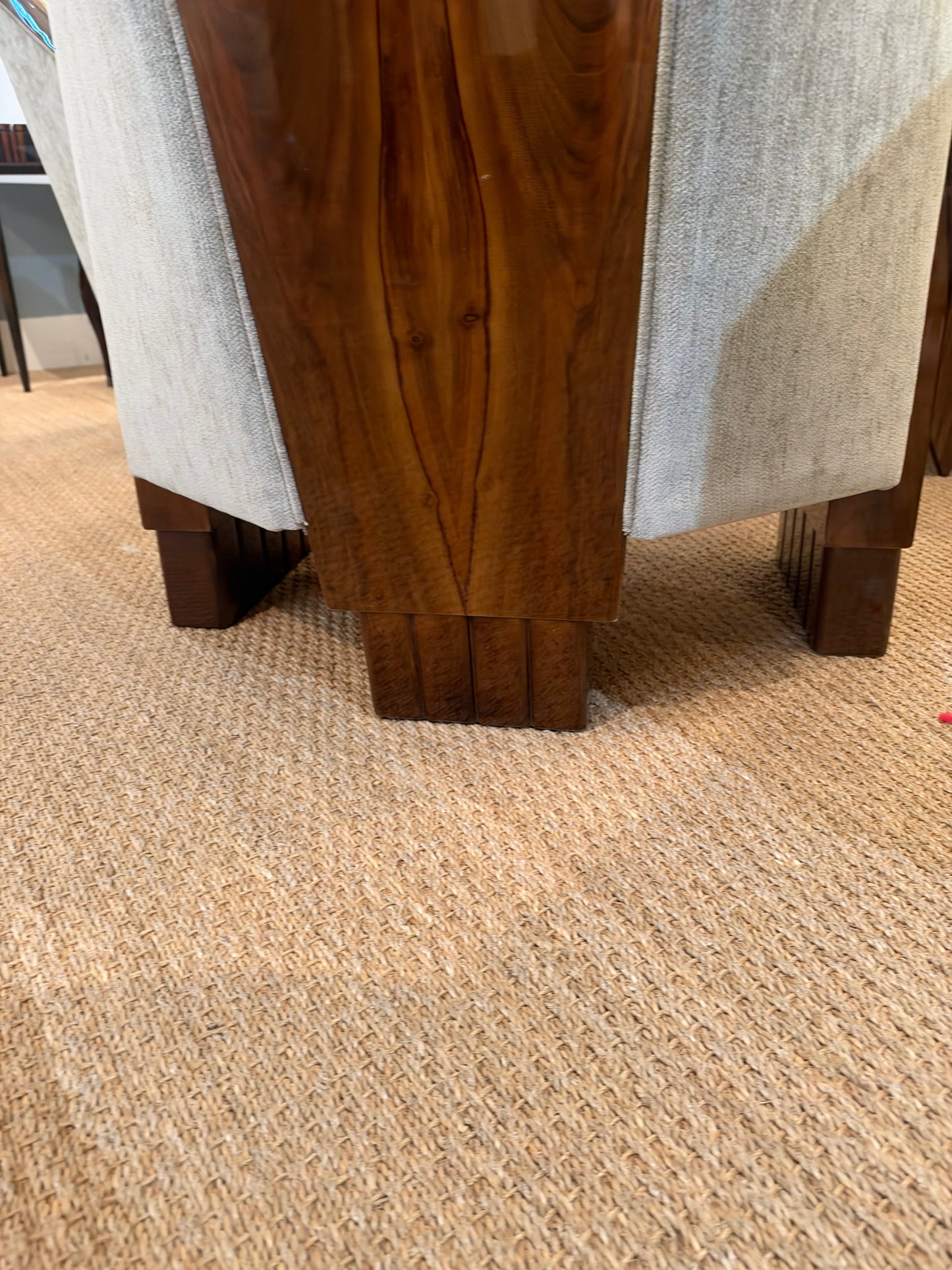 Art Deco Continental/ Hungarian armchair in Walnut