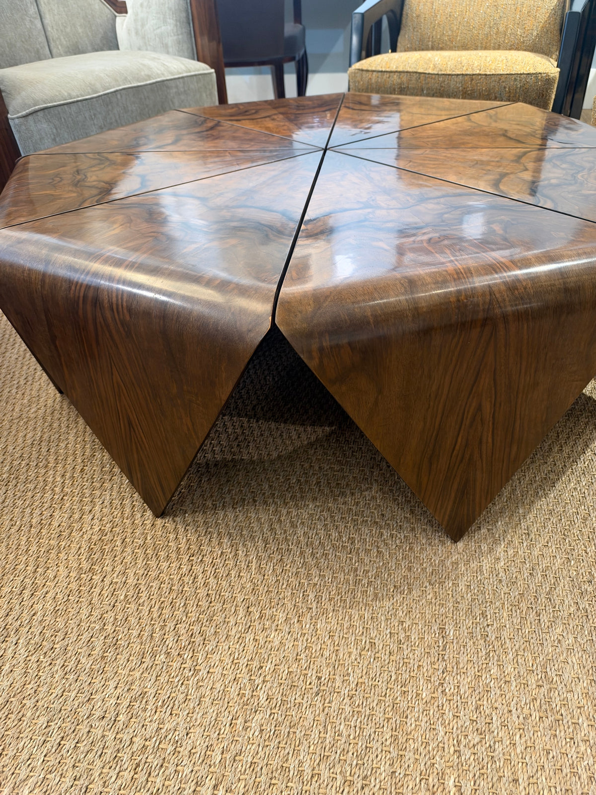 Brazilian Midcentury Petalas Coffee Table Done in a Style of Jorge Zalszupin