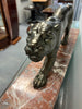 Art Deco Panther Sculpture on Marble, D.H. Chiparus
