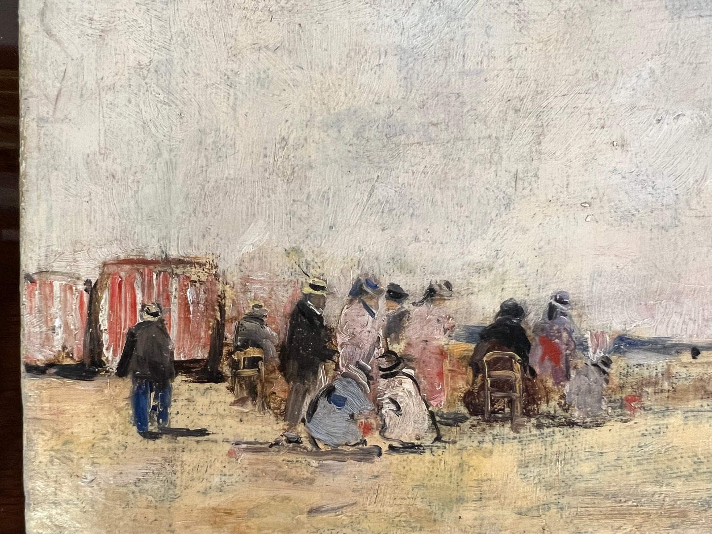 Francois Gall - Scène de plage à Trouville