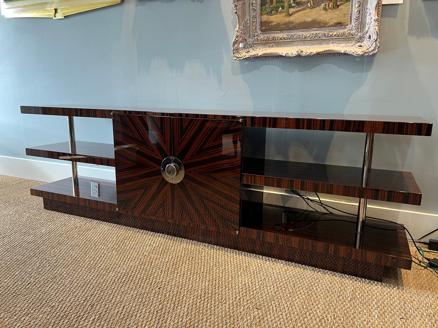 Art Deco French Sideboards in Macassar Wood