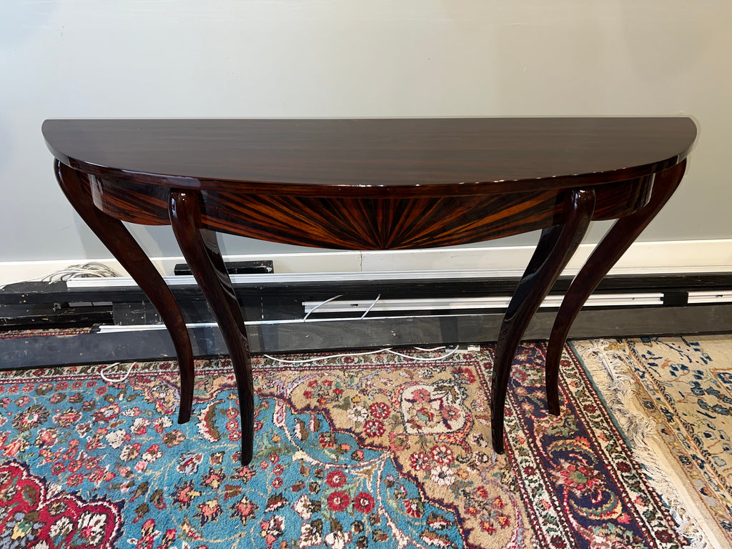 French Art Deco Console in Macassar
