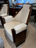 Art Deco Continental Armchair in Walnut