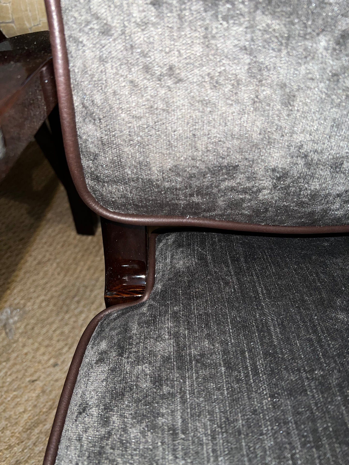 Art Deco French Arm Chair in Walnut