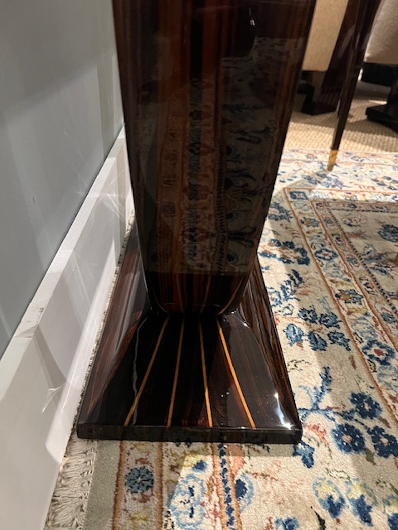 Art Deco French Console in Macassar