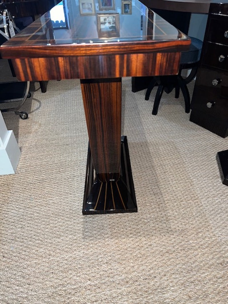 Art Deco French Console in Macassar