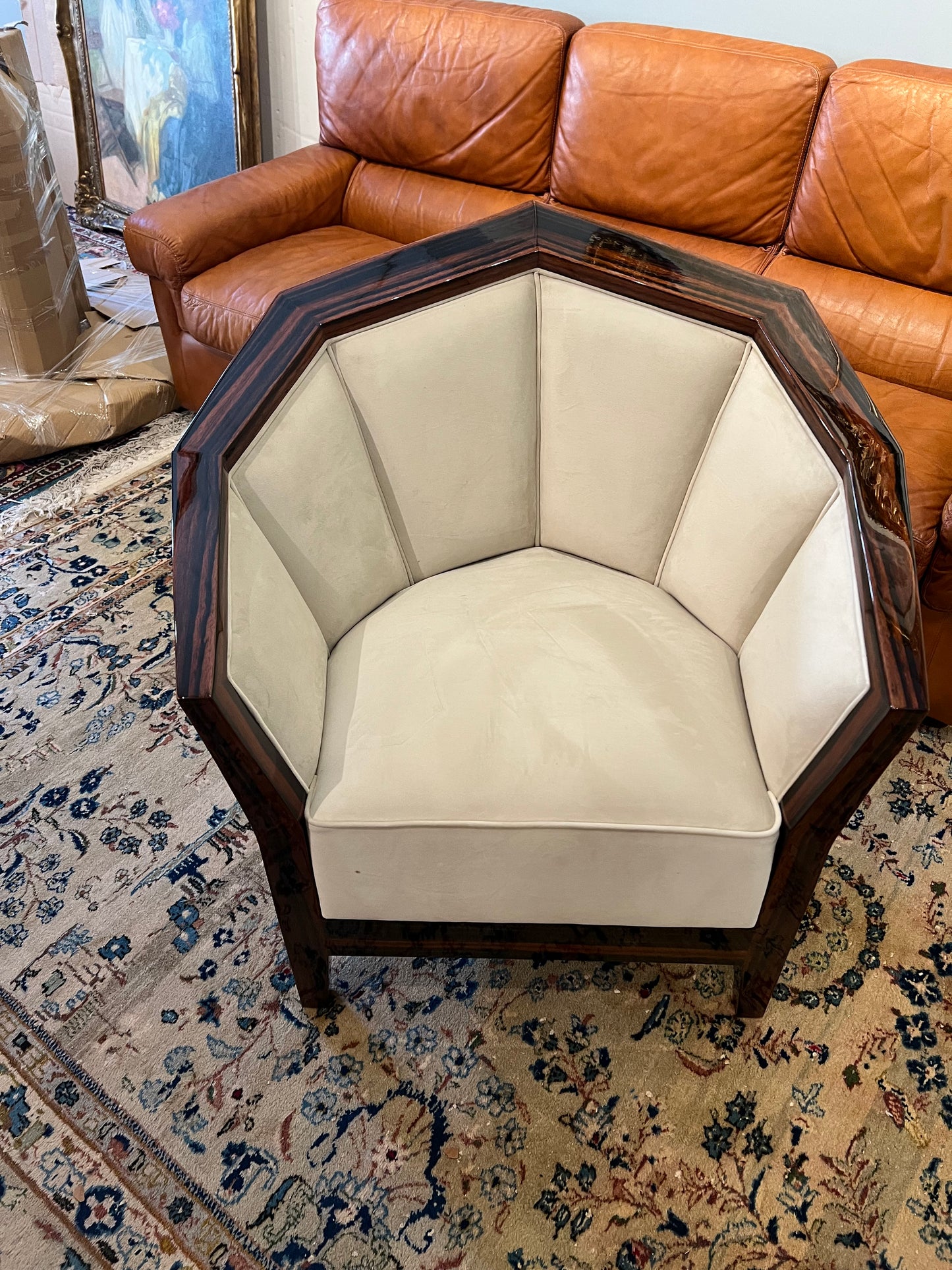 French Art Deco Armchair in the style of Pierre Chareau