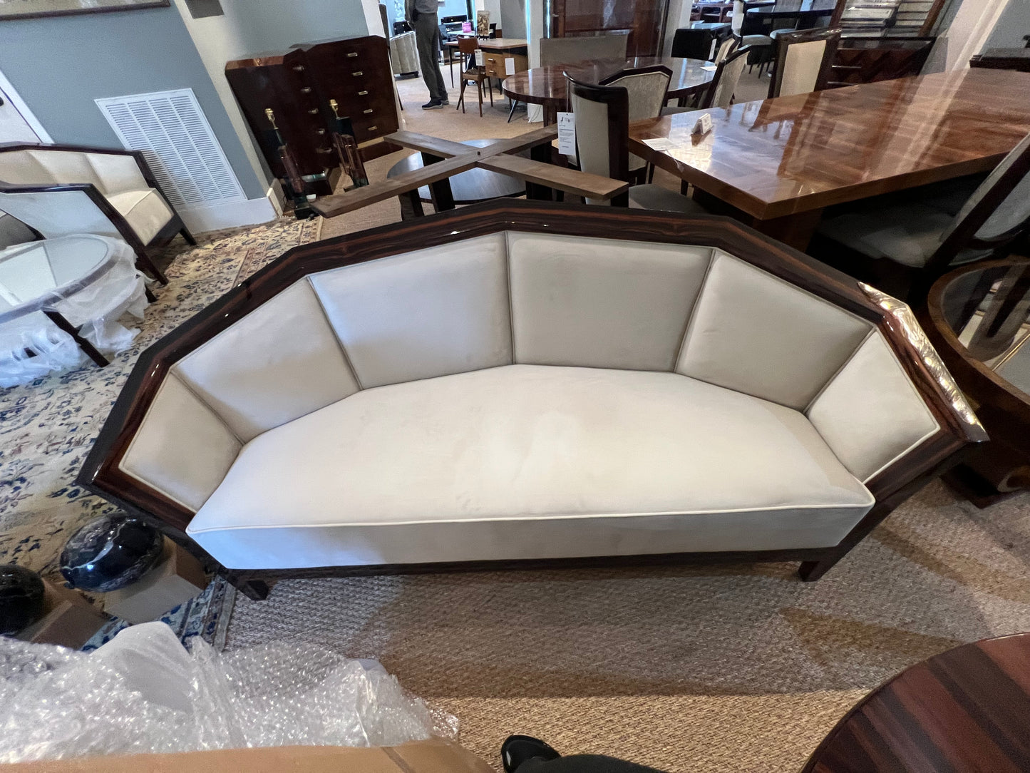 French Art Deco Sofa in the style of Pierre Chareau