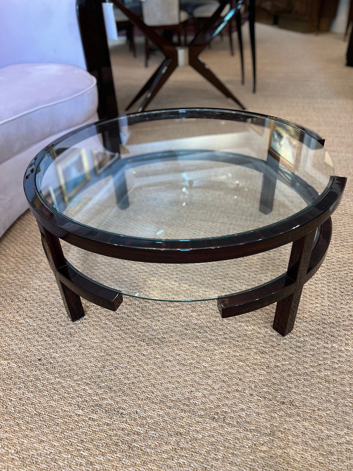 Art Deco French Coffee Table in Walnut