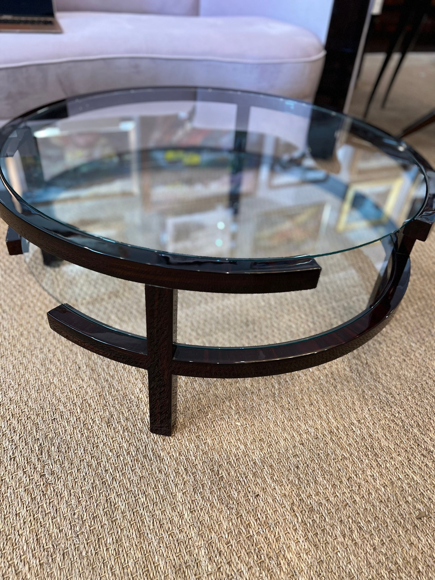 Art Deco French Coffee Table in Walnut