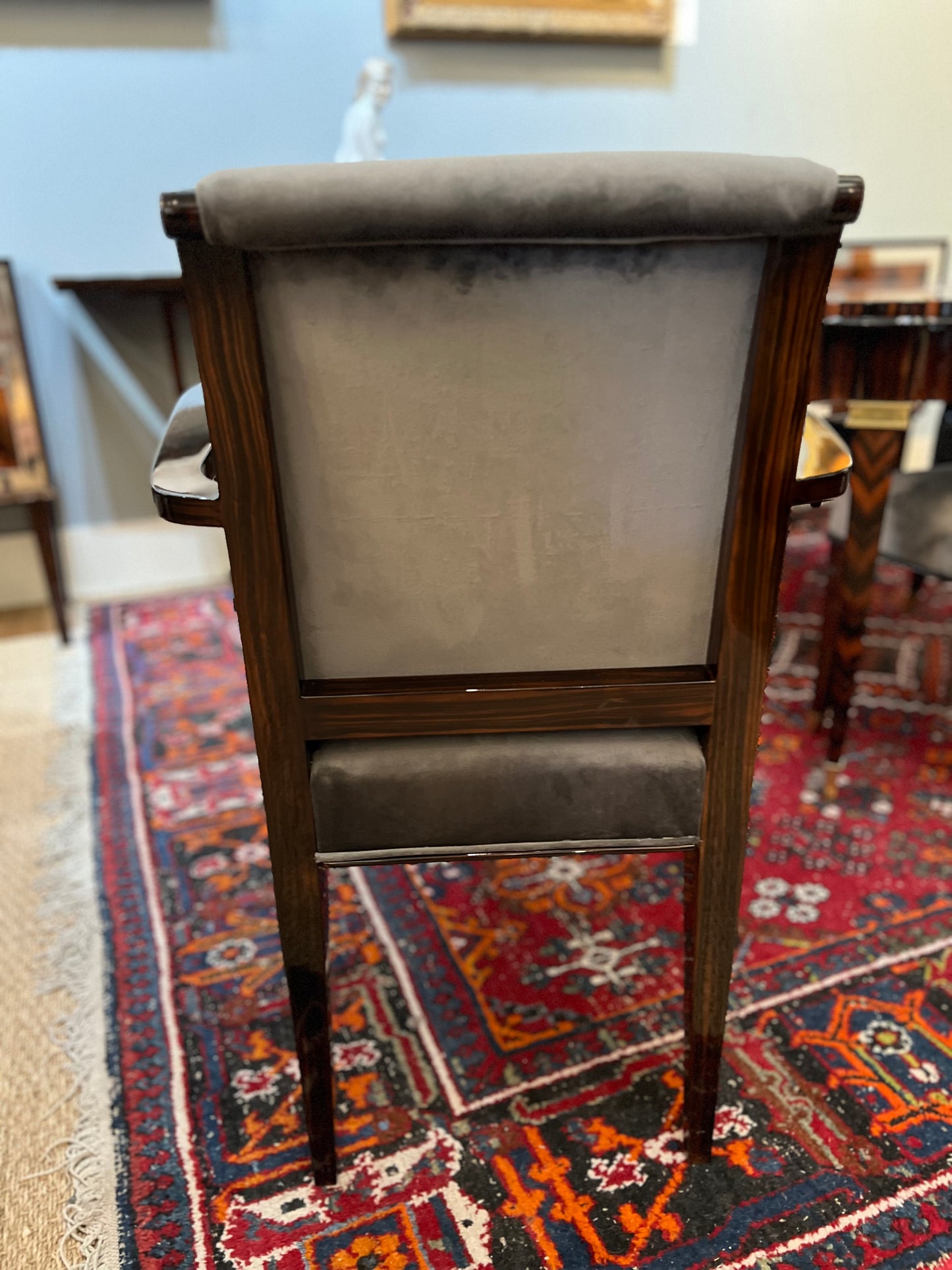 Set of 6 Art Deco French Dining Chairs