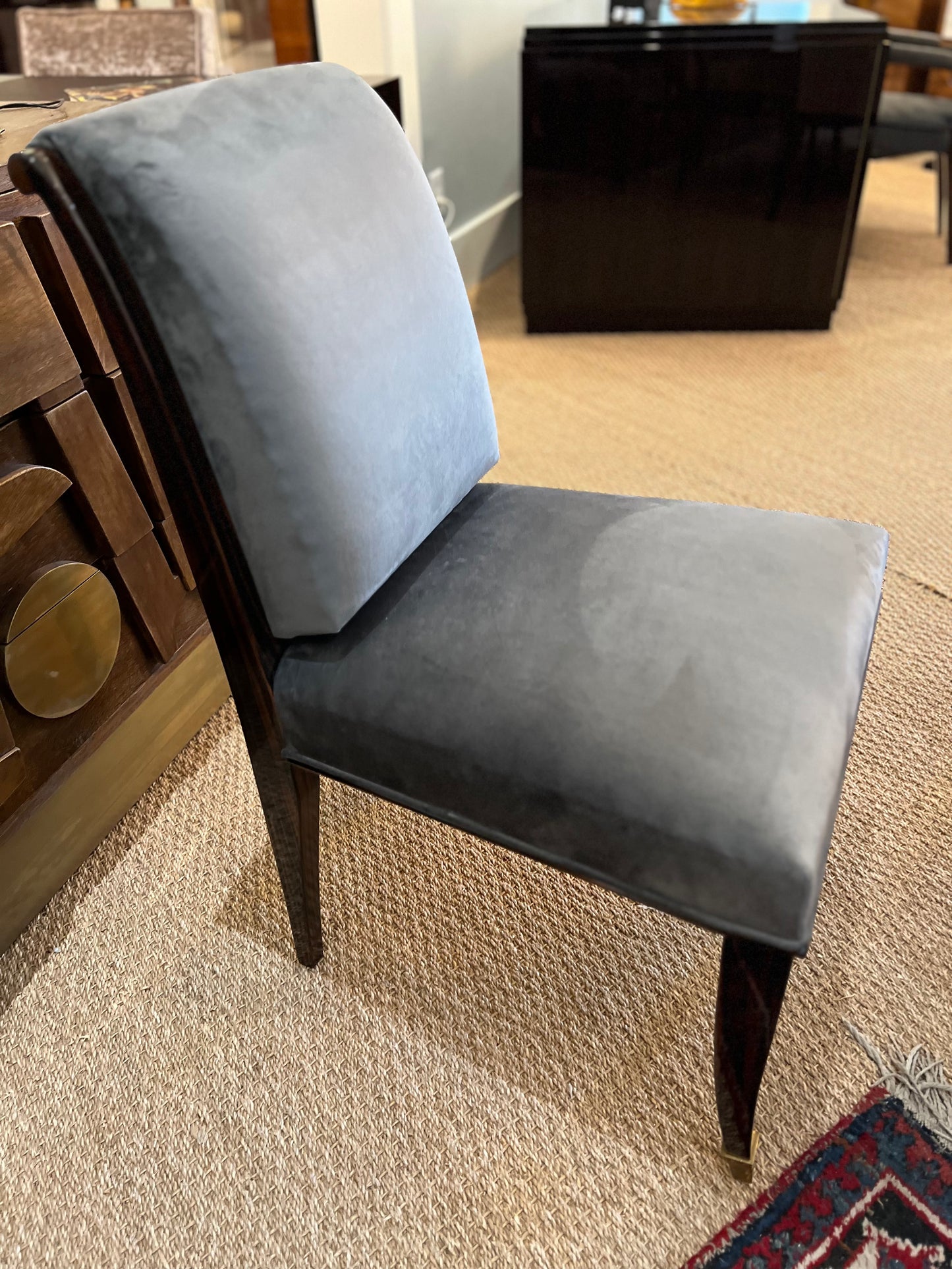 Set of 6 Art Deco French Dining Chairs