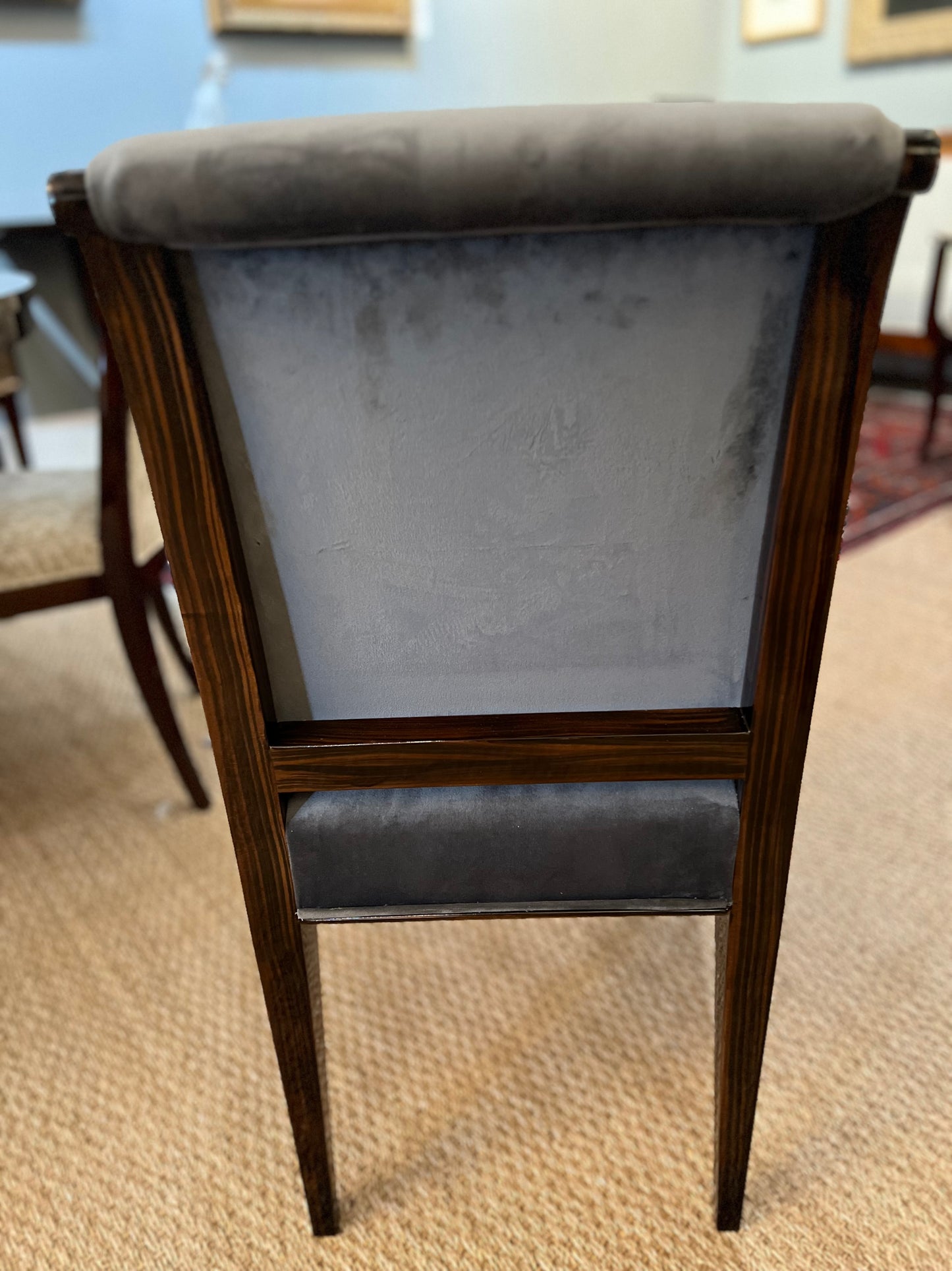 Set of 6 Art Deco French Dining Chairs