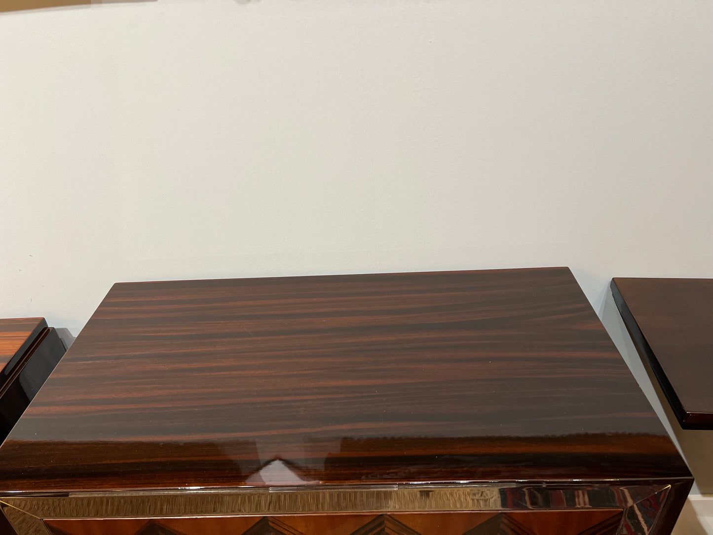 French Art Deco Chest of Drawers in Palisander and Mahogany