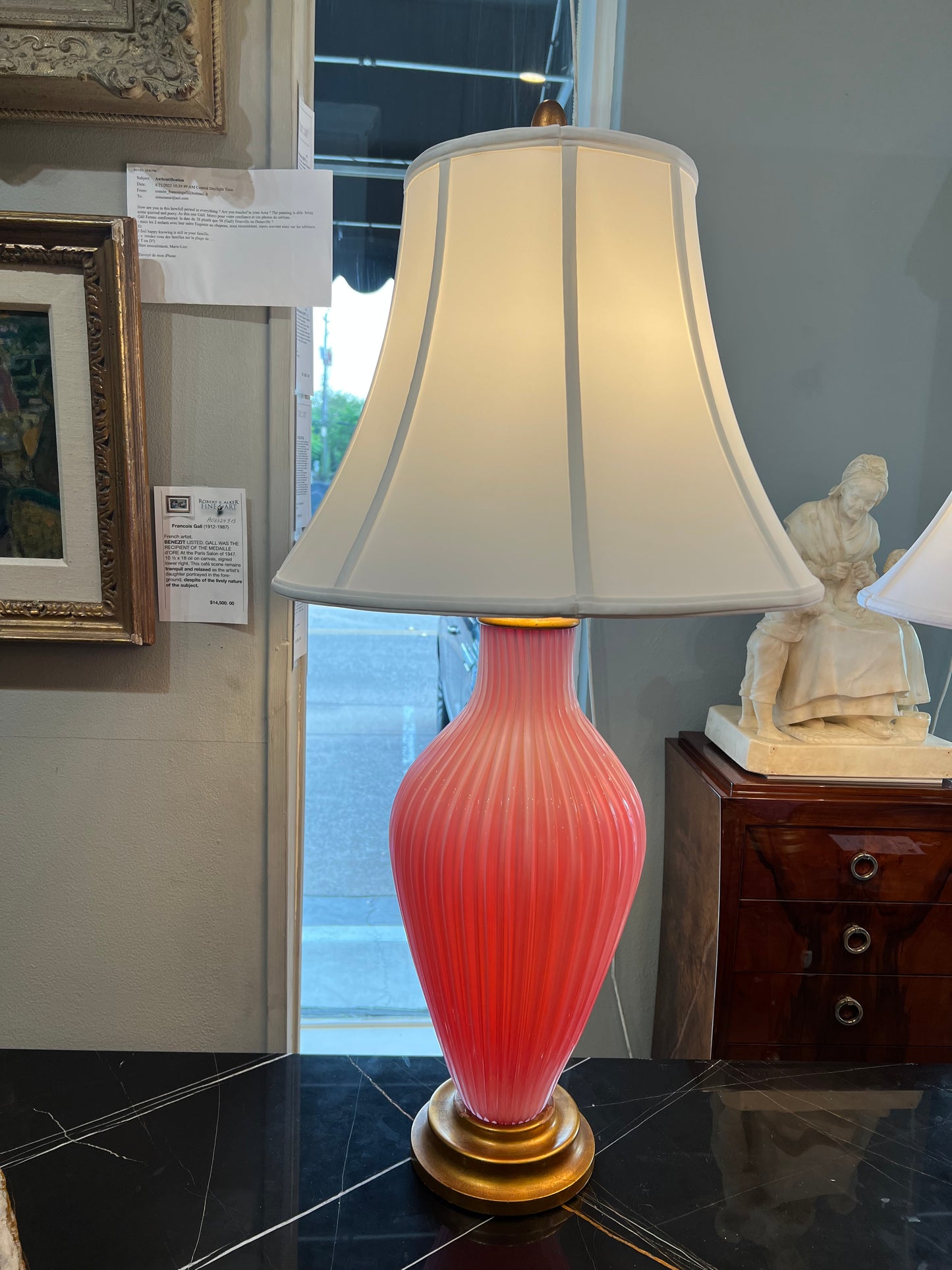 Mid-century Murano Lamp