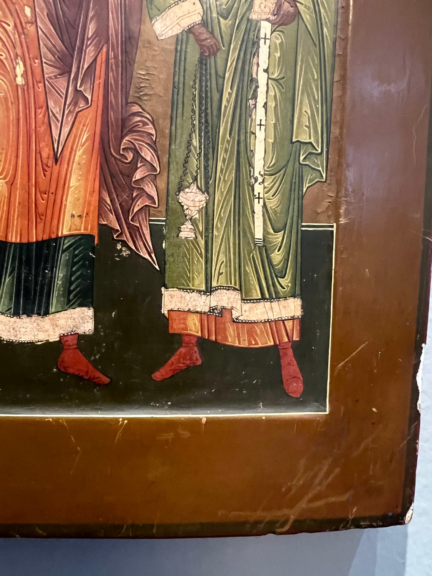 Russian Icon of Three Saints