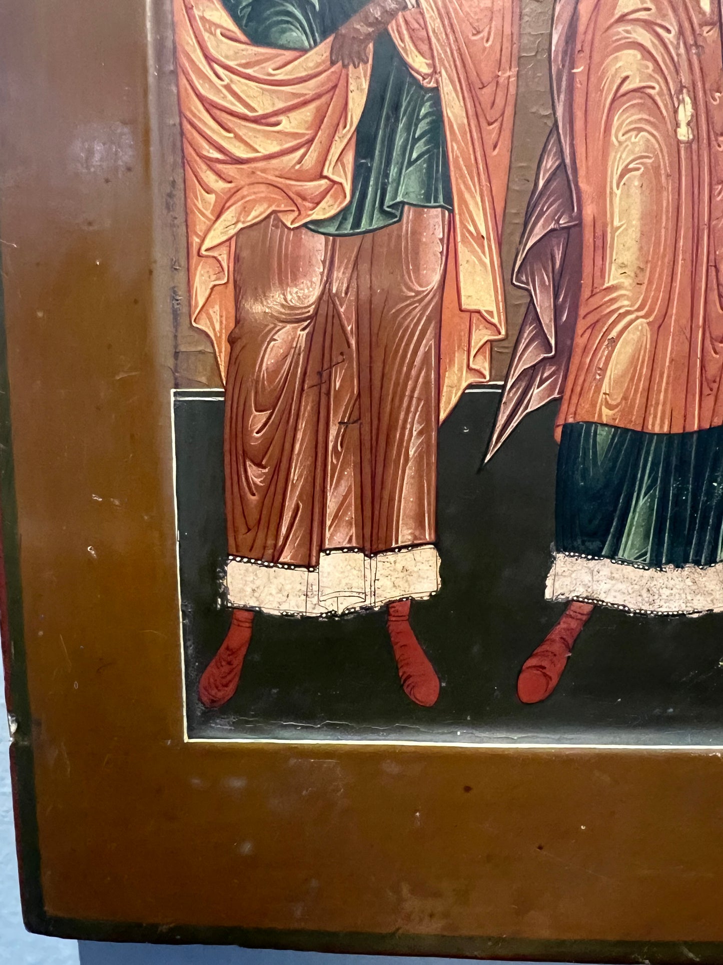 Russian Icon of Three Saints
