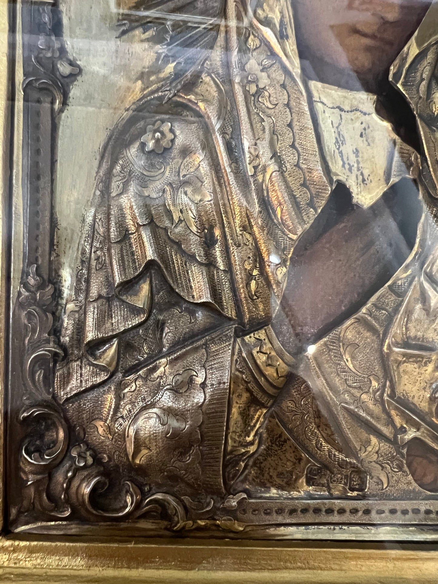 Russian Icon of Pokrov Mother of God