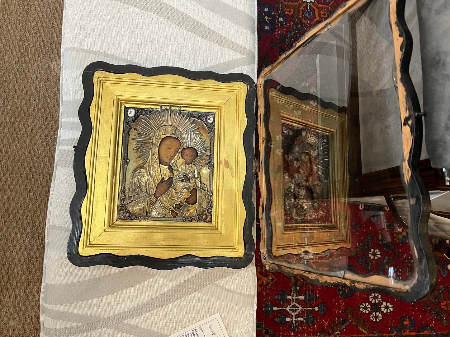 Russian Icon of Pokrov Mother of God